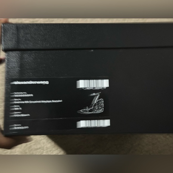 Authentic Alexander Wang crystal wedge. - Picture 2 of 9